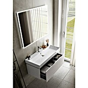 Riva Tape Waschbeckenunterschrank (B x T x H: 97,5 x 42,2 x 38,6 cm, Weiß) | BAUHAUS