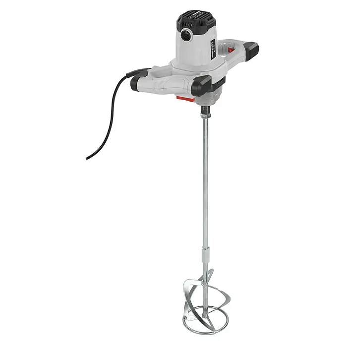PowerPlus Mezclador de pintura y mortero POWC6020 - 1.050 W, Diámetro paleta de mezcla: 125 mm, M 14 - Un mezclador de concreto Powerplus, ideal para mezclar pinturas, adhesivos y mortero. El dispositivo es robusto y fiable.