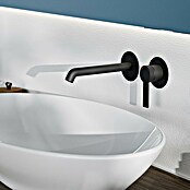 Camargue Wand-Waschtischarmatur Mallorca (Schwarz) | BAUHAUS