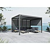 Sunfun Lumar Loungesofa-Eckelement (L x B x H: 115 x 115 x 68 cm, Aluminium, Night-Grey) | BAUHAUS