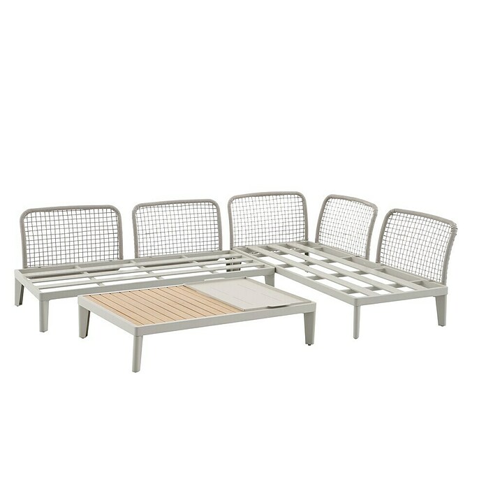 Sunfun Solo Rope Lounge-Element Rope (Aluminium, Light-Greige) | BAUHAUS