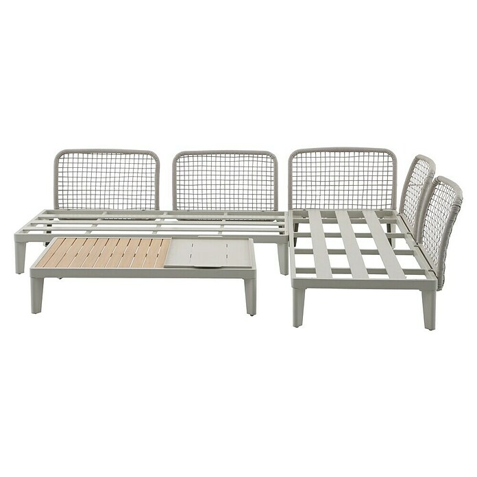 Sunfun Solo Rope Lounge-Element Rope (Aluminium, Light-Greige) | BAUHAUS