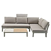 Sunfun Solo Mesa de centro (L x An x Al: 120 x 72 x 26 cm, Aluminio, Bandeja extraíble, Beige claro) | BAUHAUS