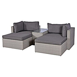 Loungemöbel-Set (5 -tlg., Anthrazit)