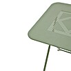 Conjunto de muebles de balcón Jordan (3 pzs., Acero, Verde) | BAUHAUS