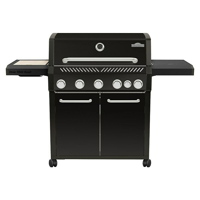 Kingstone Gasgrill Diner 5500 Beast (Grillfläche (B x T): 92 x 43 cm, 17,5 kW, Anzahl Brenner: 5 Stk.) | BAUHAUS