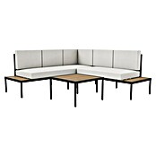 SENSUM Komplet lounge pohištva Ankarsvik  (3 -del., Črna, Bež) | 8303 - Loungeset | ICAE - Sommermöbel Loungemöbel | ICA - Sommermöbel | IC - Freizeit im Garten | I - Stadtgarten | BAUHAUS