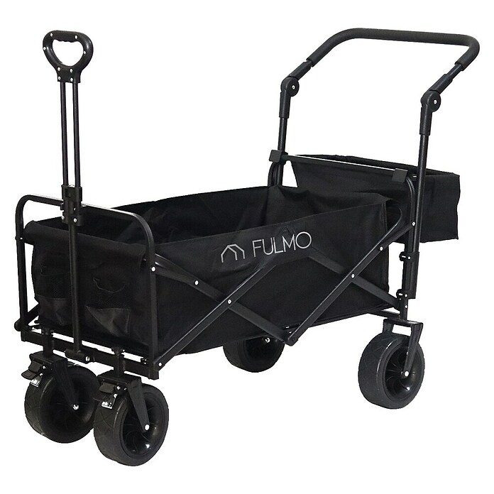 Fulmo Carro de mano plegable Lux (L x An x Al: 128 x 52 x 99 cm, Carga soportada: 75 kg, Capacidad volumétrica: 220 l) | BAUHAUS