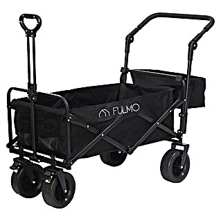 Fulmo Carretilla de transporte Lux (L x An x Al: 128 x 52 x 99 cm, Carga soportada: 75 kg, Capacidad volumétrica: 220 l)
