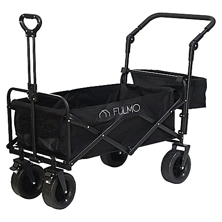 Fulmo Carretilla de transporte Lux (L x An x Al: 128 x 52 x 99 cm, Carga soportada: 75 kg, Capacidad volumétrica: 220 l)