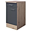 Flex-Well Tiago Unterschrank (B x T x H: 40 x 60 x 85 cm, Basaltgrau matt) | BAUHAUS