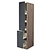 Flex-Well Tiago Apotheker-Hochschrank (B x T x H: 30 x 57 x 200 cm, Basaltgrau matt) | BAUHAUS