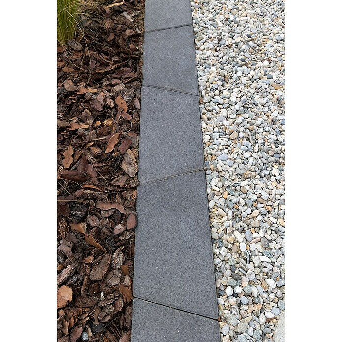 Seesteiner Mähstein (37,7 x 27,5 x 5 cm, Anthrazit-meliert, Beton) | BAUHAUS