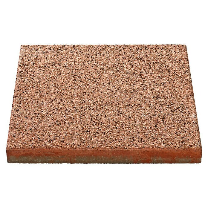 Seesteiner Pflasterstein Country (L x B x H: 40 x 40 x 3,8 cm, Rotbraun, Beton) | BAUHAUS