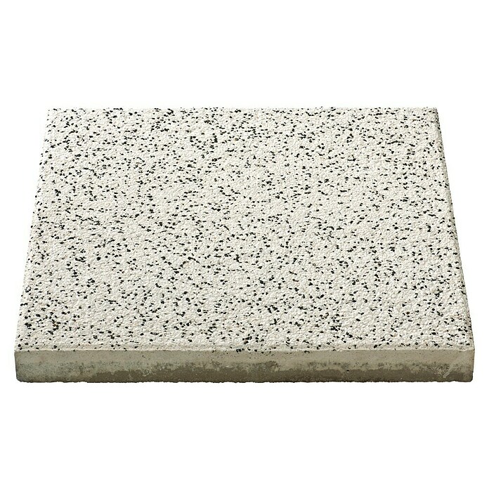 Seesteiner Terrassenplatte Country (40 x 40 x 3,8 cm, Weiß, Beton) | BAUHAUS