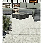 Seesteiner Terrassenplatte Country (40 x 40 x 3,8 cm, Weiß, Beton) | BAUHAUS