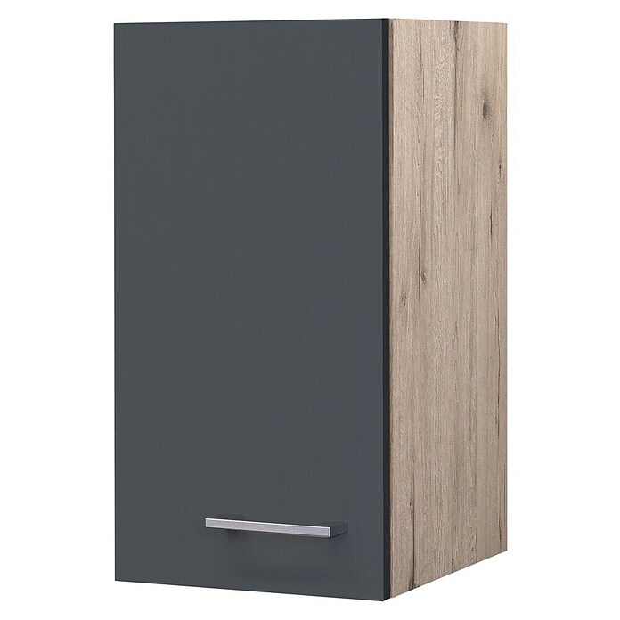 Flex-Well Tiago Hängeschrank (B x T x H: 30 x 32 x 54,8 cm, Basaltgrau matt) | BAUHAUS