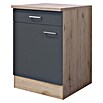 Flex-Well Tiago Unterschrank (B x T x H: 60 x 60 x 85 cm, Basaltgrau matt) | BAUHAUS