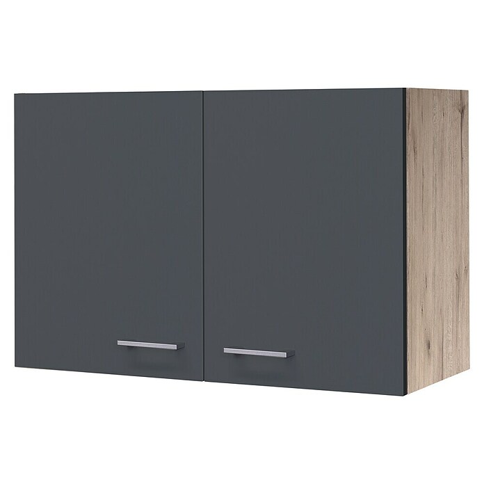 Flex-Well Tiago Hängeschrank (B x T x H: 80 x 32 x 54,8 cm, Basaltgrau matt) | BAUHAUS