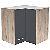 Flex-Well Tiago Eck-Hängeschrank (B x T x H: 60 x 32 x 54,8 cm, Basaltgrau matt) | BAUHAUS