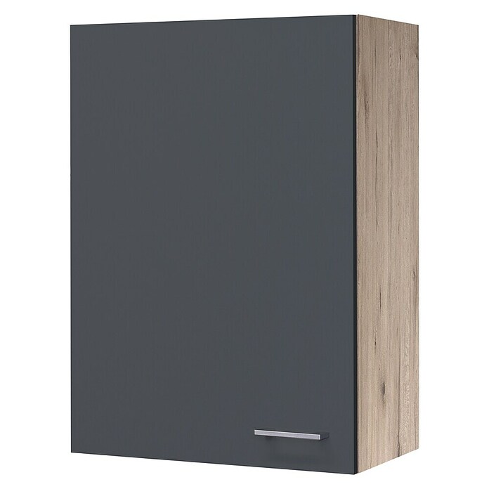 Flex-Well Tiago Hängeschrank (B x T x H: 60 x 32 x 89 cm, Basaltgrau matt) | BAUHAUS