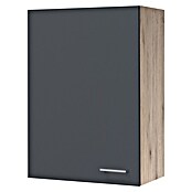Flex-Well Tiago Hängeschrank (B x T x H: 60 x 32 x 89 cm, Basaltgrau matt) | BAUHAUS