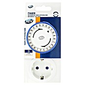 REV Tages-Zeitschaltuhr Premium (Mechanisch, Weiß, Schaltzeiten: 96 pro Tag)