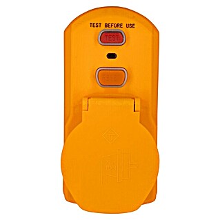 Brennenstuhl Schutzadapter BDI-A 2 30 (Polanzahl: 2 Stk., IP54, 16 A, Gelb)