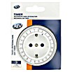 REV Tages-Zeitschaltuhr Kompakt (Mechanisch, 3.680 W, Schaltzeiten: 96 pro Tag, Min. Schaltabstand: 15 min)