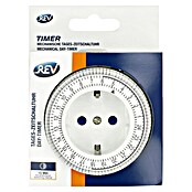 REV Tages-Zeitschaltuhr Kompakt (Mechanisch, 3.680 W, Schaltzeiten: 96 pro Tag, Min. Schaltabstand: 15 min)