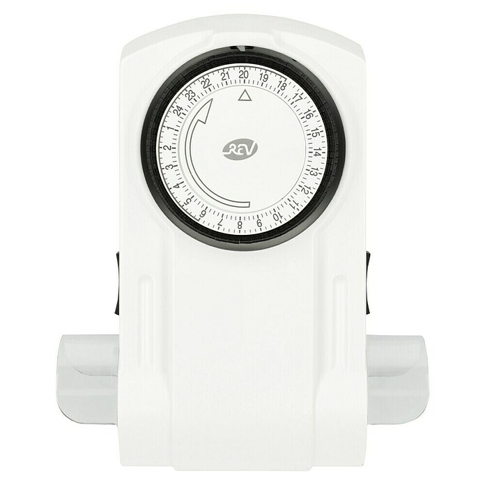 REV Doppel-Zeitschaltuhr (Mechanisch, Weiß, Min. Schaltabstand: 15 min)