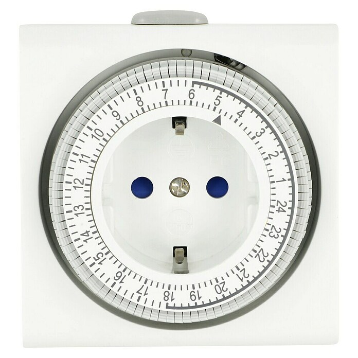 REV Tages-Zeitschaltuhr Kompakt (Mechanisch, 3.680 W, Schaltzeiten: 96 pro Tag, Min. Schaltabstand: 15 min)