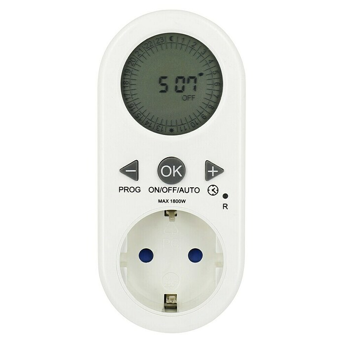 REV Vremenski programator mehanički (Digital, Maksimalna priključna snaga: 1.800 W)