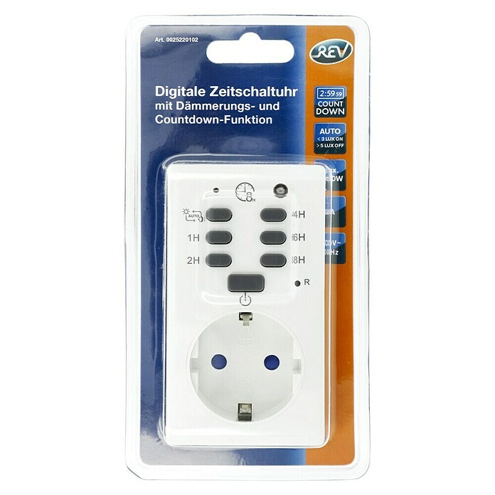 REV Digitalni termostat za centralno grijanje (Digital, 1.800 W)