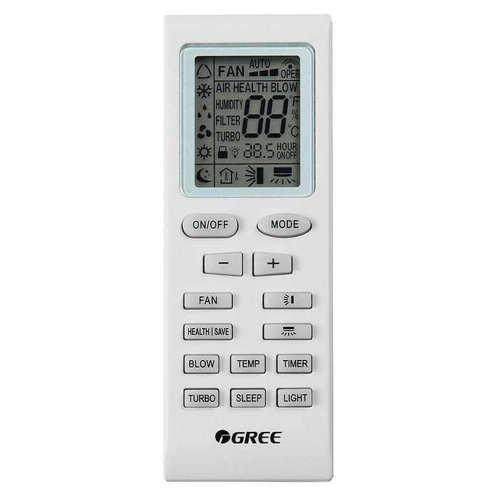 PR Klima Aire acondicionado portátil Shiny (10.000 BTU/h, 35 m², Potencia de deshumidificación: Aprox. 38,4 l / día, Mando a distancia)