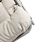 Conjunto de muebles Formentera (4 pzs., Acero/Olefina, Gris/Blanco) | BAUHAUS