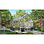 Vitavia Gewächshaus Cassandra 8300 (Außenmaß inkl. Dachüberstand (B x T): 257 x 323 cm, 3 mm, Aluminium/ Basalt) | BAUHAUS