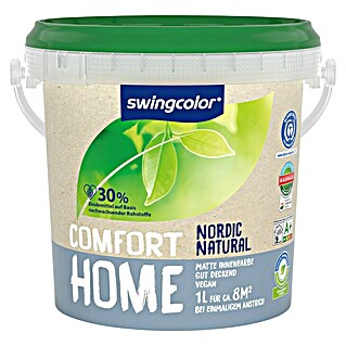 swingcolor Muurverf Comfort Home (Nordic Natural, Extra mat, 1 l, Bevat geen conserveringsmiddelen)