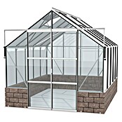 Vitavia Gewächshaus Cassandra 8300 (Außenmaß inkl. Dachüberstand (B x T): 257 x 323 cm, 3 mm, Aluminium/ Herbstlaub) | BAUHAUS