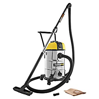 PowerPlus Aspirador en seco y húmedo eléctrico POWX3240 (1.200 W, Volumen de recipiente: 30 l, Con bolsa)