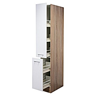 Flex-Well Samoa Apotheker-Hochschrank Samoa (B x T x H: 30 x 57 x 200 cm, Weiß)