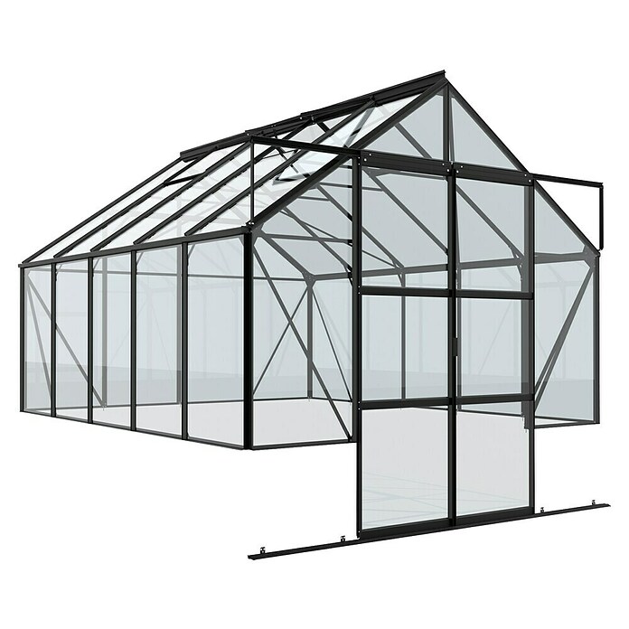 Vitavia Gewächshaus (3.231 x 2.570 x 2.489 mm, Glasstärke: 3 mm, Einscheibensicherheitsglas (ESG), Ohne Sockel)
