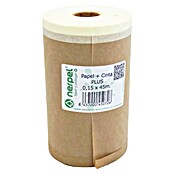 Papel protector + cinta Plus (L x An: 45 m x 15 cm) | BAUHAUS