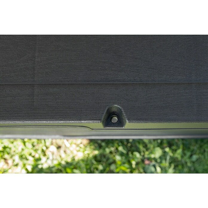 Progarden Garten-Aufbewahrungsbox Alpha (L x B x H: 118 x 59 x 57 cm, Kunststoff, Anthrazit) | BAUHAUS