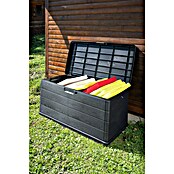 Progarden Garten-Aufbewahrungsbox Alpha (L x B x H: 118 x 59 x 57 cm, Kunststoff, Anthrazit) | BAUHAUS