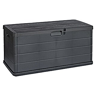 Garten-Aufbewahrungsbox Alpha 340 Liter (L x B x H: 118 x 59 x 57 cm, Anthrazit, Kunststoff)