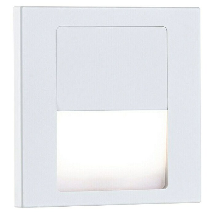 Paulmann Zidna LED svjetiljka Tsaro Follower  (1 W, D x Š x V: 3,6 x 8 x 8 cm, Bijela mat, Topla bijela) | BAUHAUS