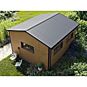 Dachblech Schwallblech PP12 (200 cm x 91 cm x 0,4 mm, Grau)