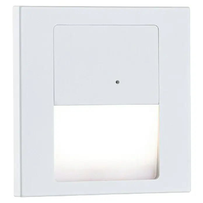 Paulmann LED-Wandleuchte Tsaro Leader - L x B x H: 3,6 x 8 x 8 cm, Warmweiß, Weiß matt - Weißes LED-Nachtlicht für die Wandmontage, ideal für Flure und Kinderzimmer. Energiesparend und stilvoll.