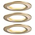 Paulmann Nova Set de focos LED empotrables redondos Coin 3-Stepdim 